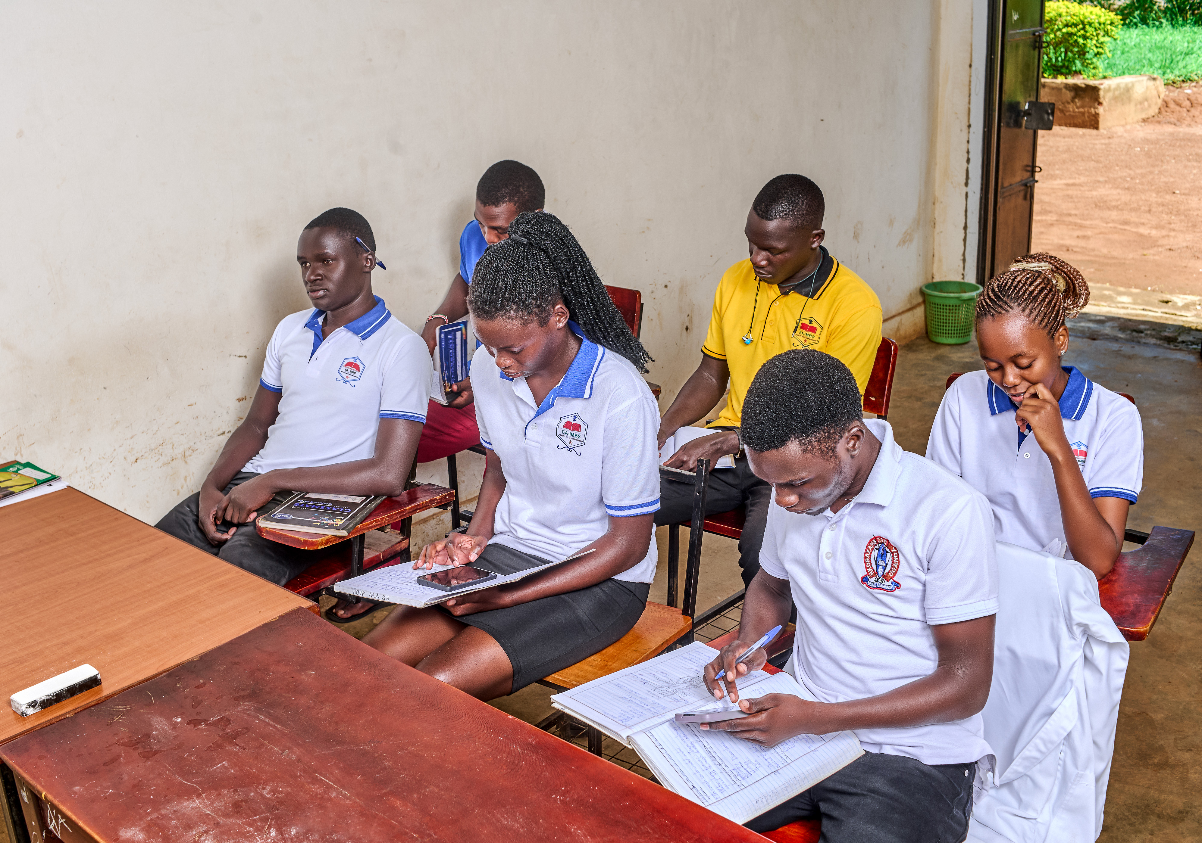 Students in class
